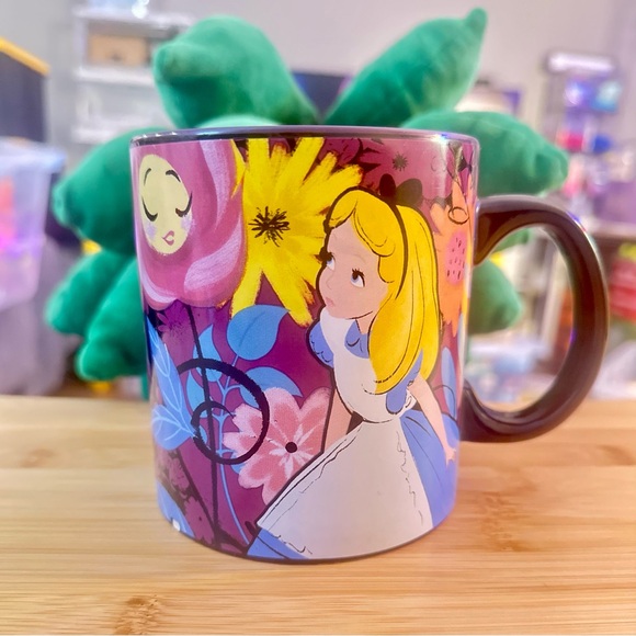 Disney Other - Disney Curiouser and Curiouser Mug Alice in Wonderland 20 oz Mug